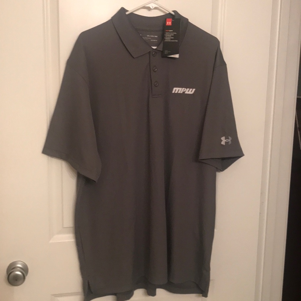 🆕 Under Armor Heat Gear Golf Shirt